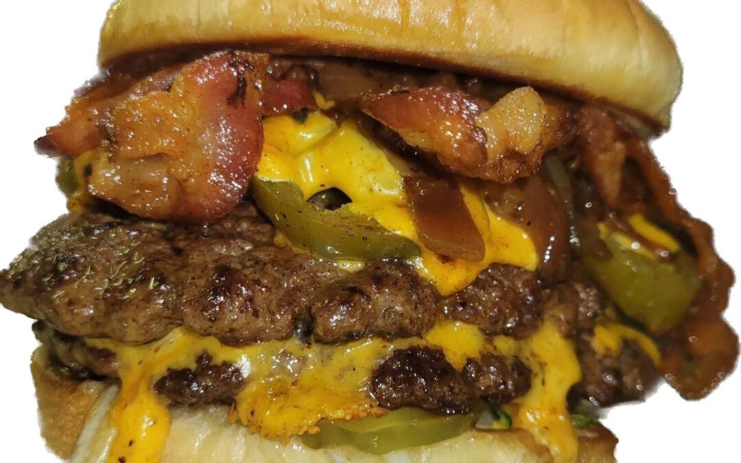 Bombers Double Bacon Cheese Burger